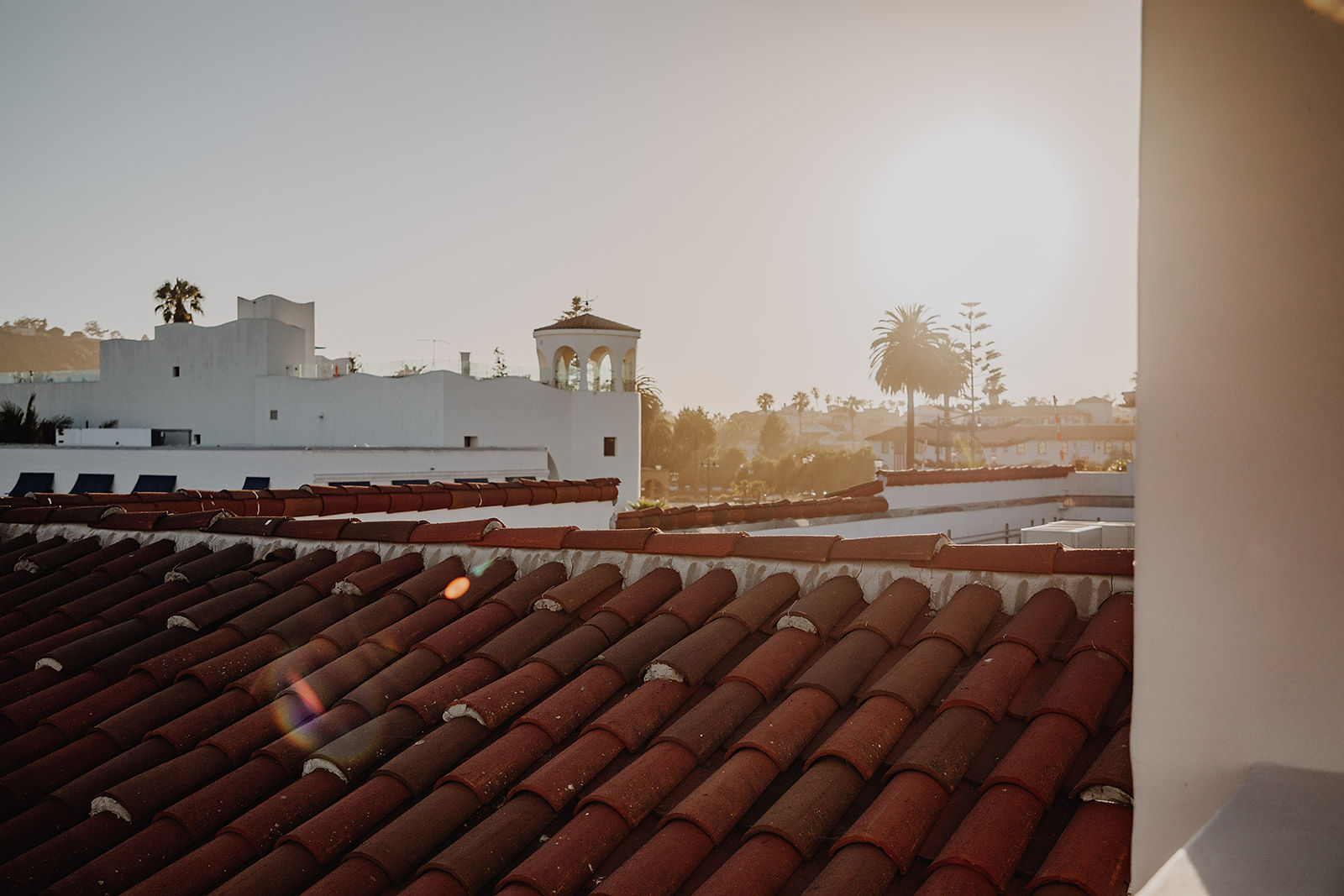 a rooftops of a town